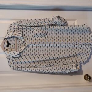 Zac & Rachel Glasses Blouse Size 3X